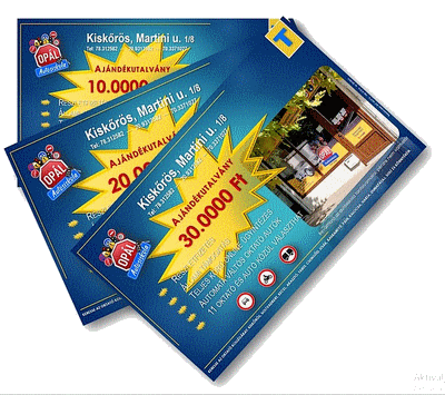 OPÁL Ajándékutalvány